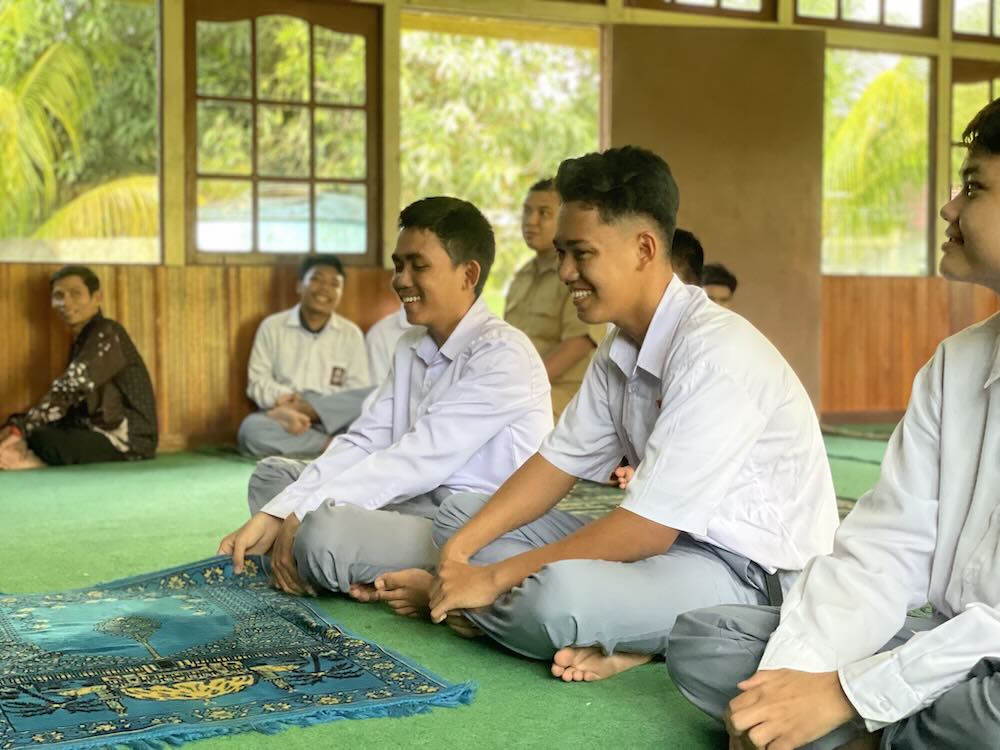 Banner selamat datang PPDB Madrasah IBM - Sekolah Urban Farming Pontianak
